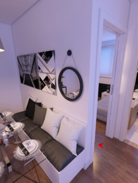 Tour pelo apartamento do Solaris Nascente | Apartamento Minha Casa Minha Vida | Tenda.com