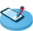 Ícone de um celular note | Contrato de imóvel online | Loja Virtual Tenda | Tenda.com