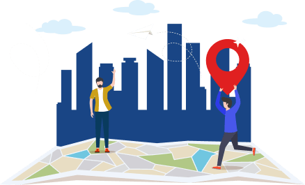Ilustração de um mapa | Apartamentos à venda em Limão | Tenda.com