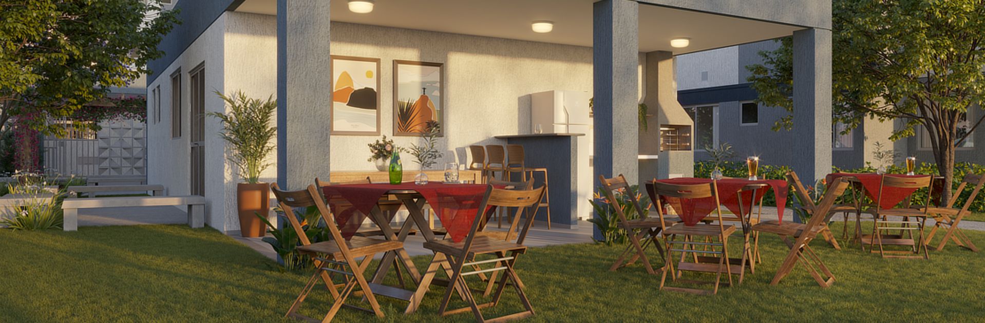 Fachada de apartamento| Apartamentos à venda | Tenda.com