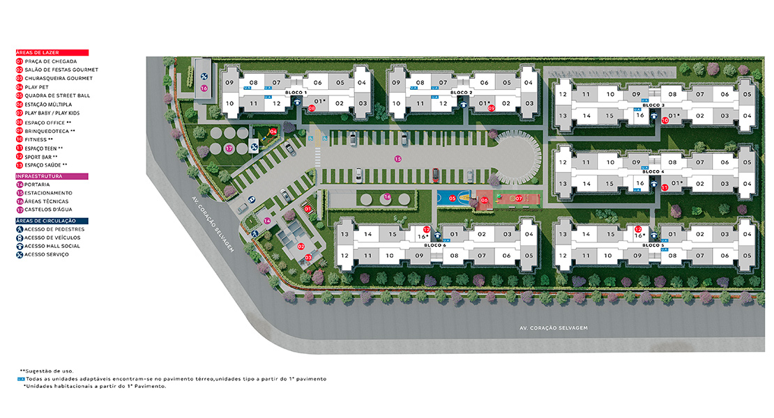 Planta baixa do Porto Lima Apartamento Minha Casa Minha Vida | Tenda.com
