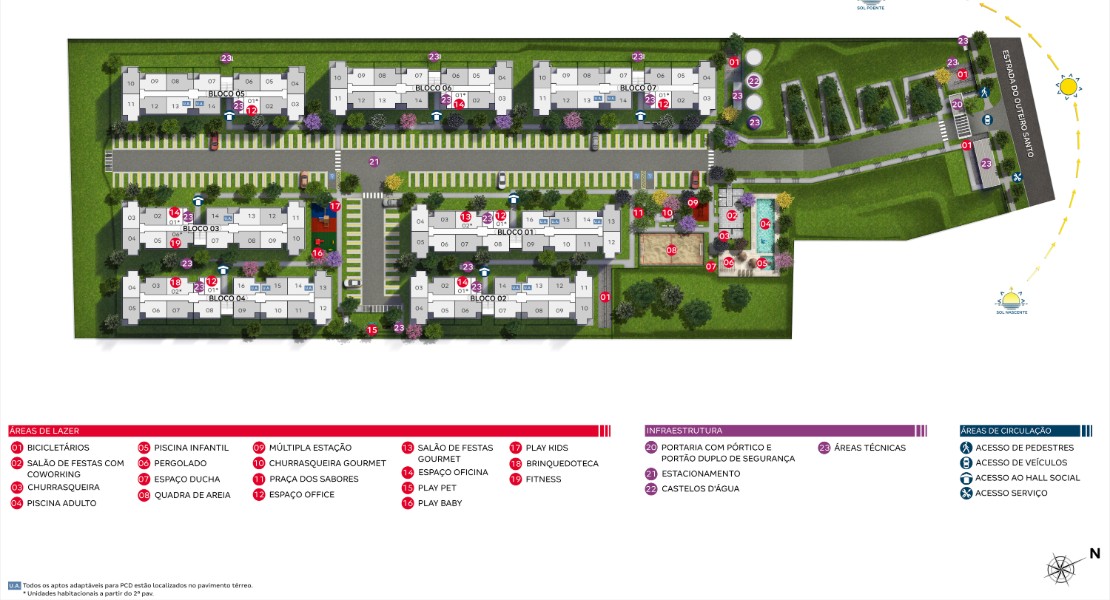 Fotos do Soul Taquá Clube | Apartamento Minha Casa Minha Vida | Tenda.com