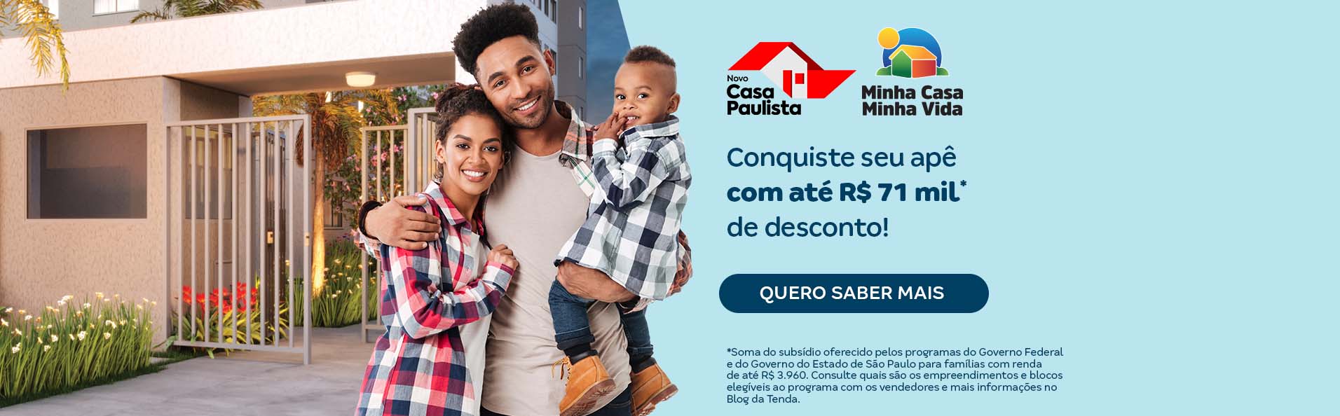 Conheça o programa Casa Paulista, e veja como conseguir até 71 mil de desconto ao comprar um apartamento | Tenda.com