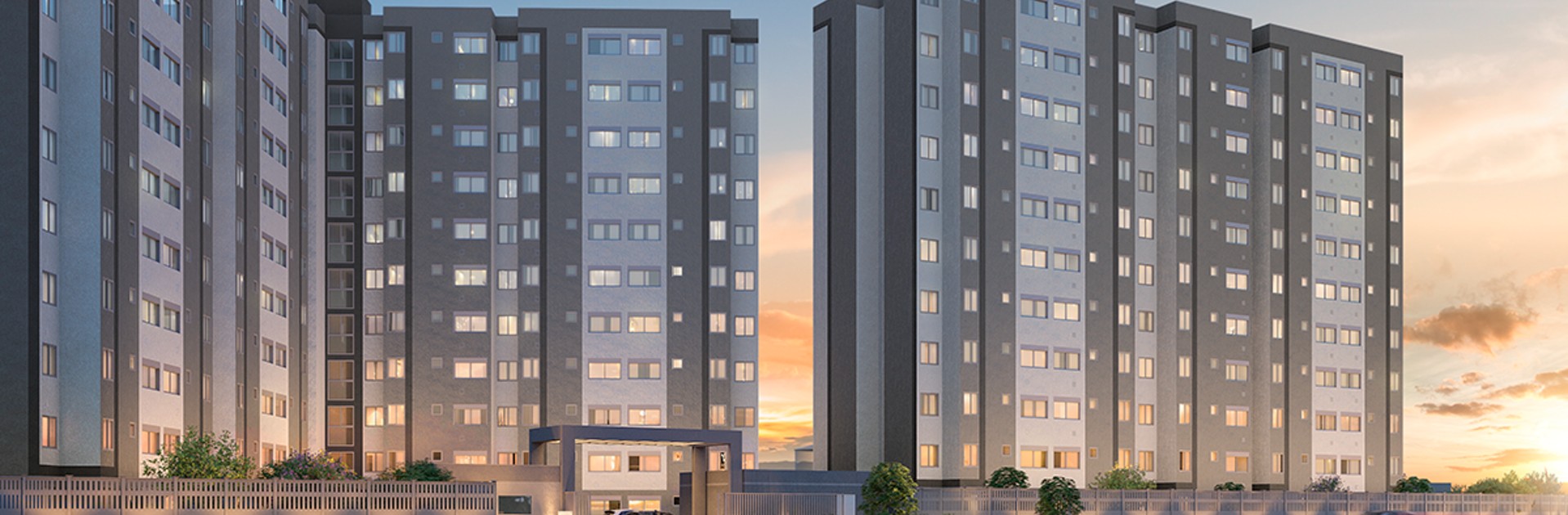 Fachada de apartamento| Apartamentos à venda | Tenda.com