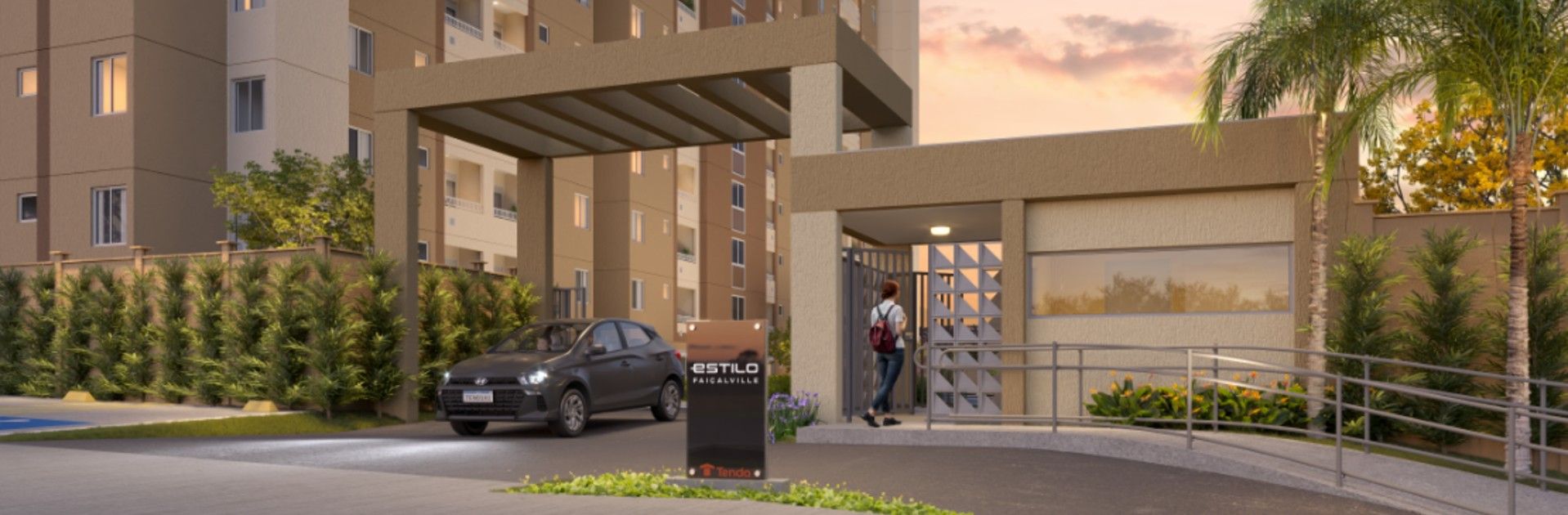 Fachada de apartamento| Apartamentos à venda | Tenda.com