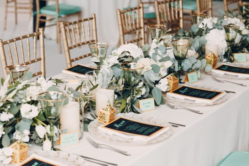 Decoração de mesa de convidados | Festa de casamento | Blog da Tenda