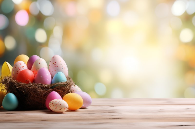 Que dia é a Páscoa | Foto de ovos coloridos | Casa e Decoração | Blog da Tenda