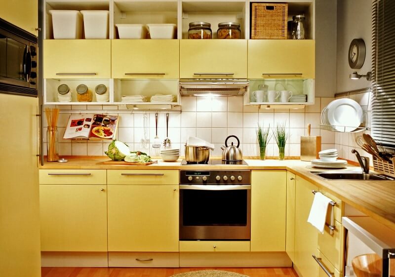 Cozinha com a cor amarela são vibrantes | Blog da Tenda