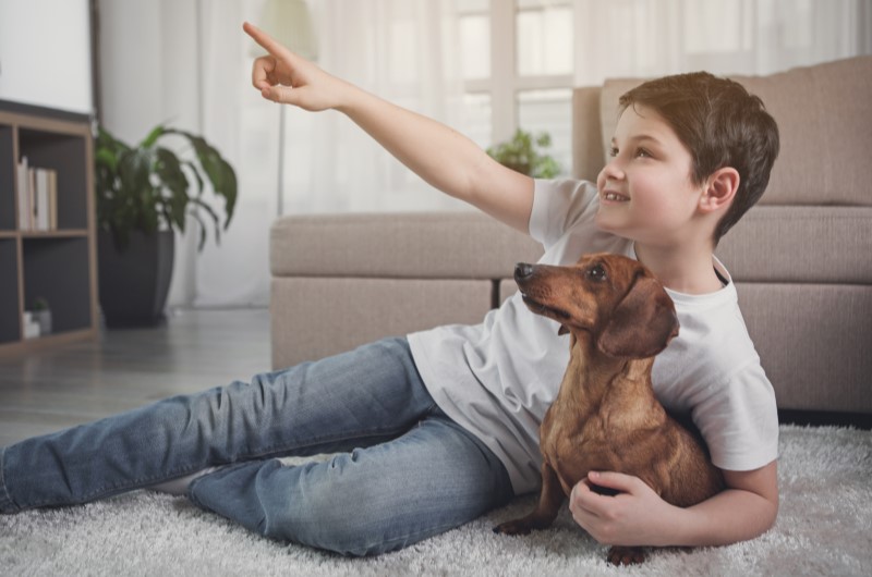 Leve seu animalzinho para passear | Foto de crianças brincando ao ar livre | Viver em condomínio | Blog da Tenda 
