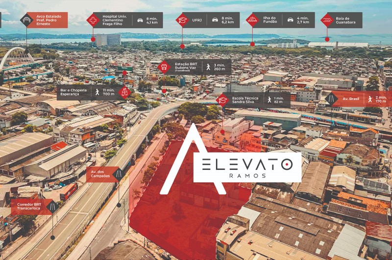 Localização estratégica na Zona Norte do Rio | Vista aérea do bairo Ramos, RJ | Notícias | Blog da Tenda