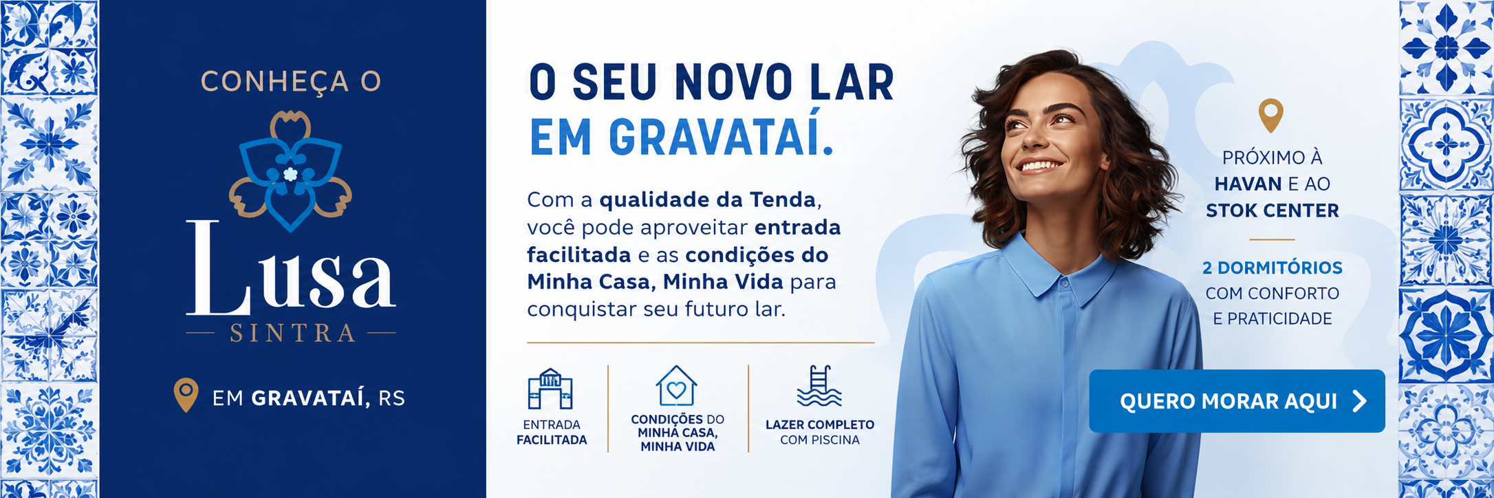 Lusa Sintra: apartamento em Gravataí, RS, com lazer completo