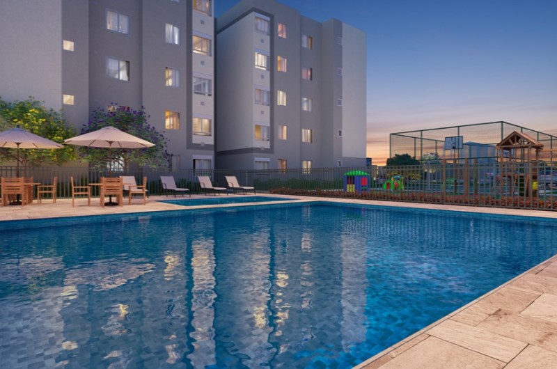 Apartamento em Gravataí, RS, com lazer completo | Piscina em condomínio do Lusa Sintra | Blog da Tenda