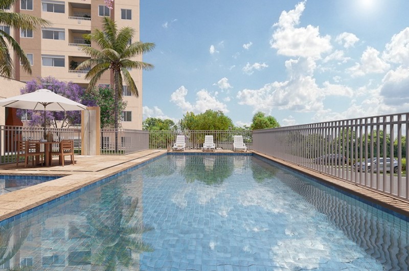 Apartamento em Lauro de Freitas com lazer completo | Vista de piscina em condomínio | Blog da Tenda