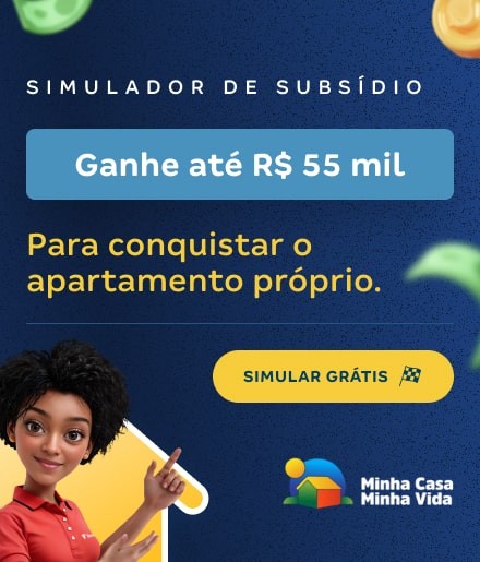 Banner com informações sobre o Simulador de subsídio da Construtora Tenda e assistente virtual Tais | Eu Dou Conta